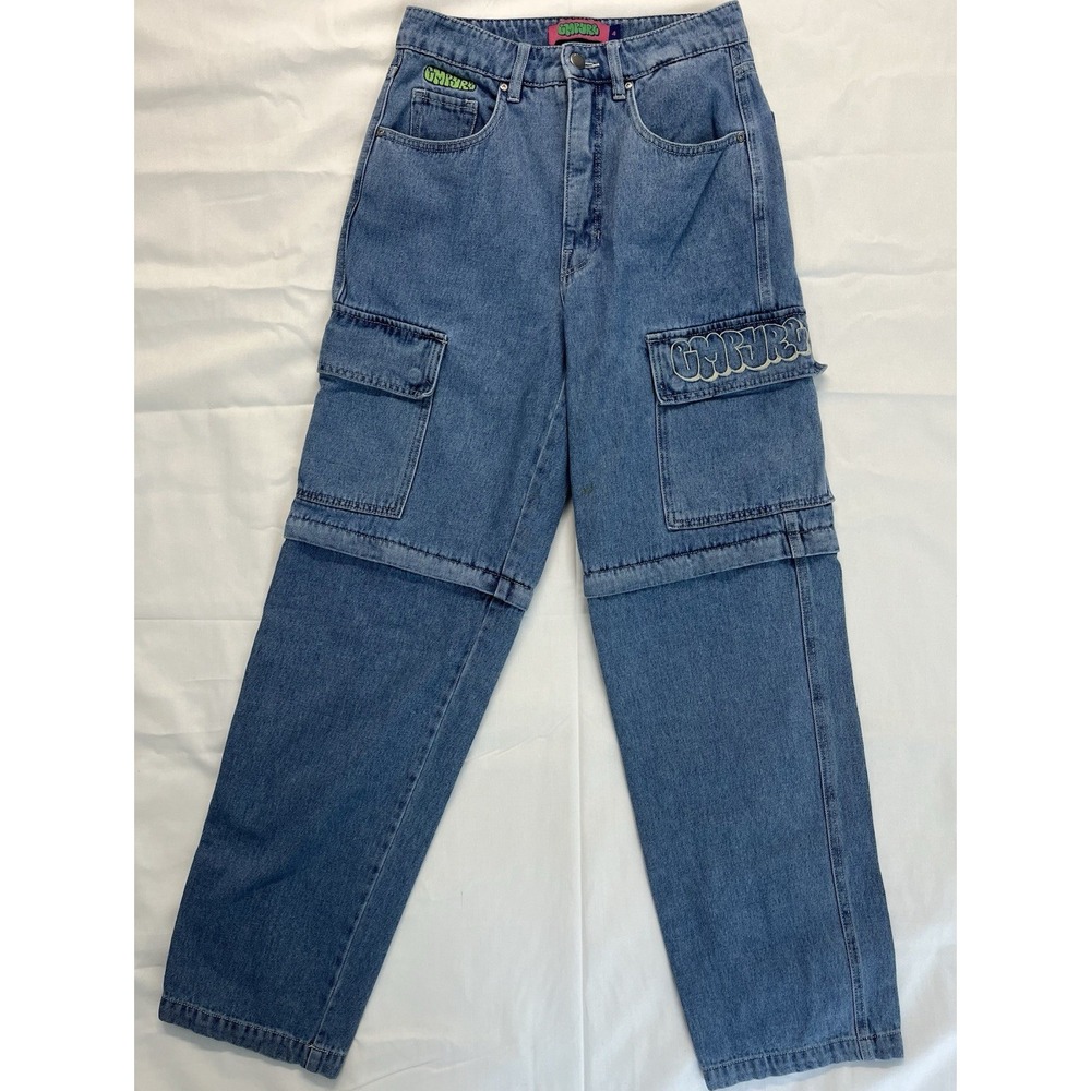 Jeans Vintage Empyre Skater Jeans Size 4 Loose Fit Women Pants Convert To Shorts